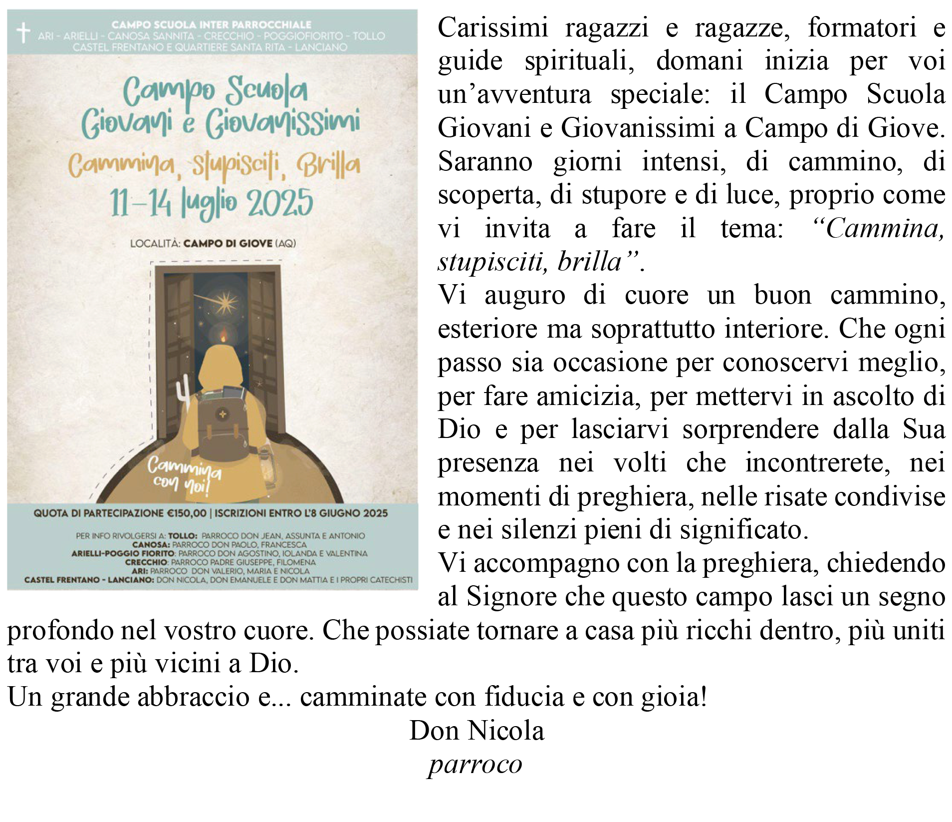 la voce del parroco